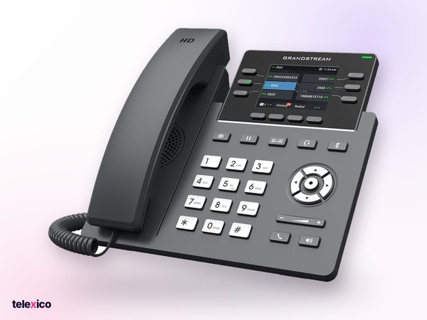 Grandstream GRP2613, 6-line carrier-grade ip phone, supplied by Telexico