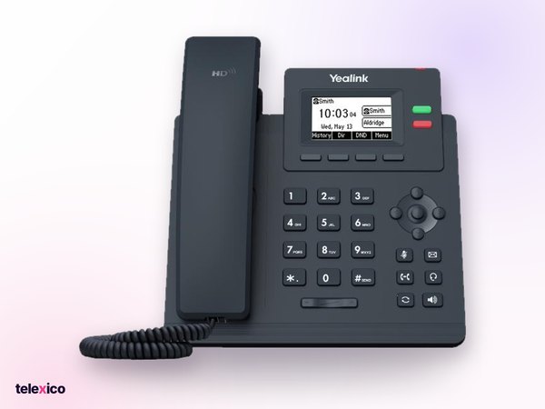 Yealink SIP-T31P, entry-level 2-line ip phone, supplied by Telexico