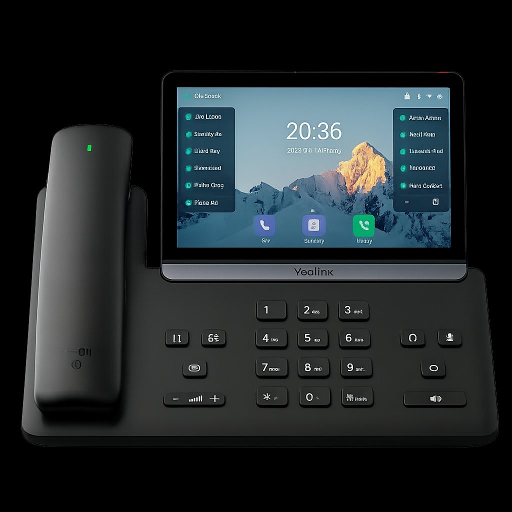 Yealink VoIP desk phone — supplied by Telexico